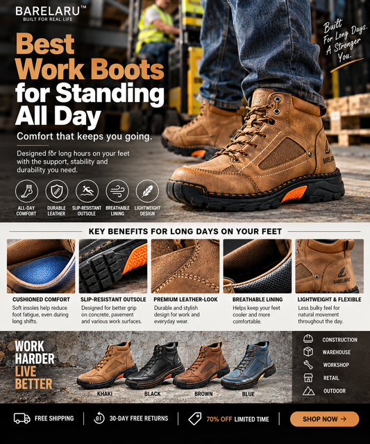 Best Work Boots for Standing All Day