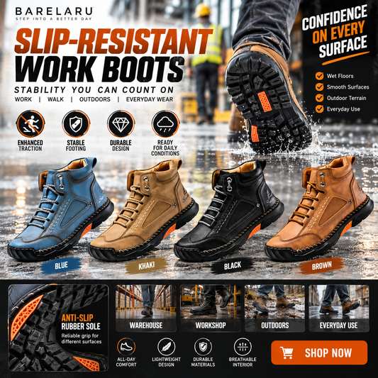 Slip-Resistant Work Boots: What You Should Know Before Buying