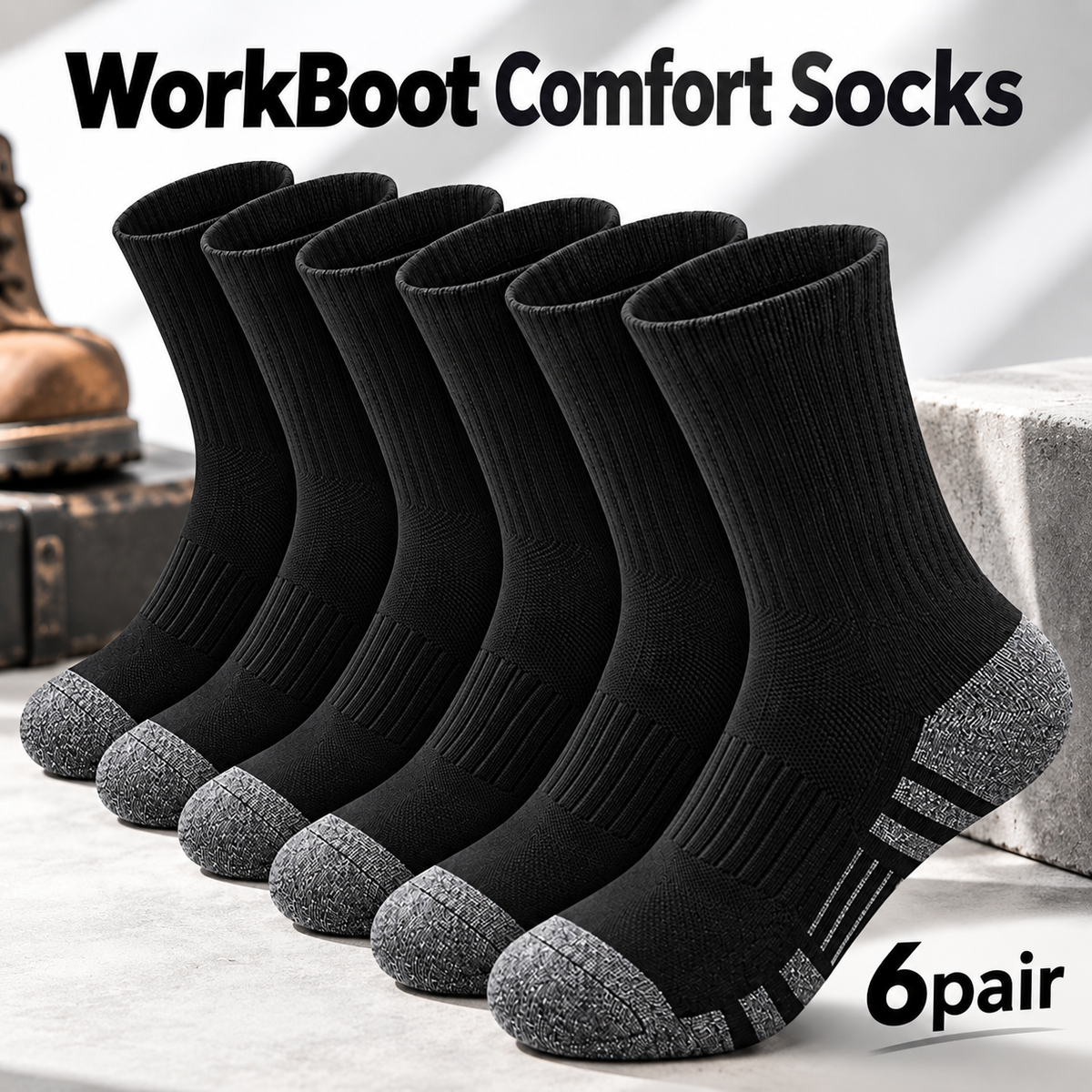 WorkBoot Comfort Socks – 60% OFF
