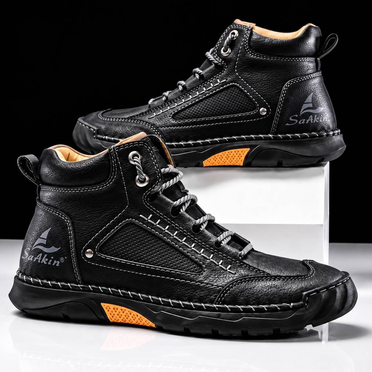 Men's Comfortable Leather Boots for Work & All-Day Wear