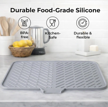 Heat Resistant Silicone Dish Drying Mat – 23"x17"