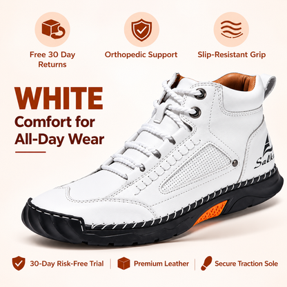 Men's Comfortable Leather Boots for Work & All-Day Wear